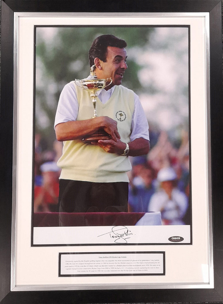 WIN A Signed Photo of Tony Jacklin CBE